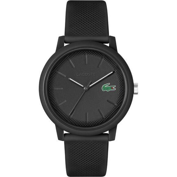 Mens quartz watch sporty fashion silicone strap durable black timepiece casual e - Picture 1 of 6